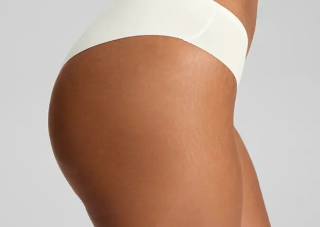 Detalhe corporal em composição estética